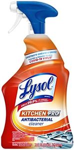 Lysol Pro Kitchen Spray Cleaner and Degreaser, Antibacterial All Purpose Cleaning Spray for Kitchens, Countertops, Ovens, and Appliances, Citrus Scent, 22oz