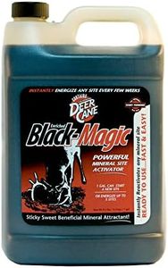 EVOLVED HABITATS Deer Cane Black Magic Liquid Mineral Deer Attractant - Fast & Easy to Use All Year-Round Mineral Food Supplement with Natural Molasses Flavors - Mineral Site Activator