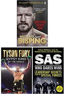 Quitters Never Win, Tyson Fury Gypsy King of the World, SAS Who Dares Wins 3 Books Collection Set