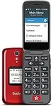 LIVELY Jitterbug Flip2 Cell Phone for Seniors - Red