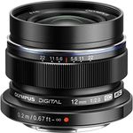 Olympus M. Zuiko Digital ED 12mm f/2.0 Lens for Olympus/Panasonic Micro 4/3 Cameras