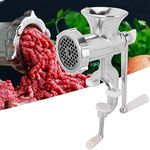 Yorkshire Homeware Aluminium Alloy Meat Mincer Machine | Meat Grinder | Manual Mincer Grinding Machine | Vegetable Boerewors Sausage for Home Kitchen | Meats Pork Beef Noodles Pepper Grinder