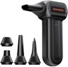 WOLFBOX MF60 Compressed Air Duster -110000RPM Super Power Electric Air Duster, 3-Speed Adjustable Rechargeable Cordless Air Blower with Fast Charging for PC Keyboard Cleaning, Car, Home, 5 Nozzle