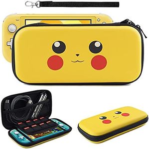 WOTOW Case for Nintendo Switch, Portable Carrying Case for Nintendo Switch Lite Compatible with Joy-Con Controller Console, Travel Case Protective Case for Nintendo Switch Shock and Drop Resistant with Game Storage