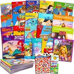 Disney Story Books Collection Set for Toddlers, Kids 3-5 - Bundle of 20 Disney and Pixar Books for Boys, Girls Featuring Cars, Toy Story, Princess, More | Bulk Disney Board Books for Kids