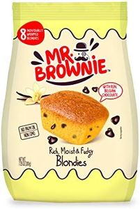 Mr. Brownie Blondies | 8 Individually Wrapped Blondie Bites | Snack Packs for Kids & Adults | Real Belgian Chocolate