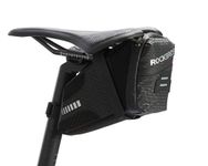 ROCKBROS Bicycle Saddle Bag Waterproof Reflective Cycling Seatpost Bag Wedge Pouch Rear Seat Bag Cycling Accessories Storage Bag Pouch for MTB Road Bike Folding Bike Black 1.5L