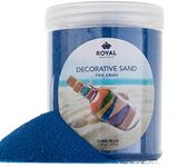 Royal Imports 5 LBS Colored Decorative Beach Sand for Vase Filler, Wedding, Home Décor, Crafts and Therapy Play, Dark Blue