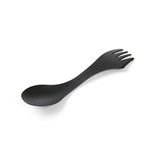 Light My Fire Spork Original Camping Cutlery – Outdoor Cutlery to Go – 17 cm BPA-Free Organic Plastic Cutlery for On the Go – Black – Reusable Cutlery to Take Away – Outdoor Spoon with Knife