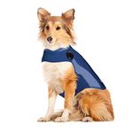 Thundershirt TH00151 40-70-Pounds Large Dog Anxiety Treatment Polo Chest 24-32-Inch, Blue