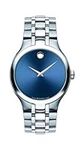 Movado Men's Collection Swiss Movement Stainless-Steel Blue Dial Watch 0606369