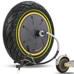 GLDYTIMES 10x2.5 60/70-6.5 Hub Motor With Solid Tire, 500W Drive Power Wheels ONLY Fit for Segway Ninebot Max G30LP Electric Scooter, 10 Inch Tubeless Tyre