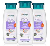 Himalaya Gentle Baby Shampoo for Baby-Soft Hair & Scalp, Soothing Moisture, Free from SLS, Parabens & Synthetic Colors, Dermatologically Tested, Vegan, 400 ml (13.53 oz), 3 Pack