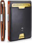 TRAVANDO Multicolored Leather Men's RFID Blocking Wallet (U4)