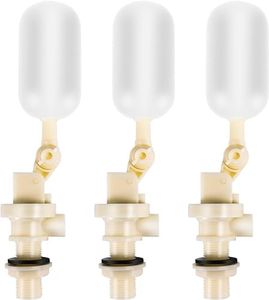 Dytabepl 3 Pack Float Valve for Automatic Waterer Bowl Cattle Goat Sheep Pig Dog Water Trough Farm Supplies