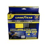 Djangos Discounts Goodyear Microfibre Car Cleaning Cloth Set | Microfibre Cleaning Cloth | Car Detailing Cloths | Car Cleaning Cloths | Microfibre Cloth| Interior Exterior Detailing Cloths