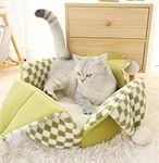 Aptkin Cat Bed, Round Pet Bed for S