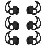 WKYMY Replacement Ear Bud Tips Earbud Covers Silicone Ear Tips Compatible with Bose Quietcomfort and Sport Headphone Earbud Rubber Tips Earbud Cap Large 3 Pairs