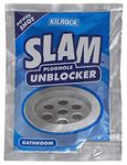 Kilrock SLAM - Sink and Plughole Bathroom Drain Unblocker - Multi-Pack x12 - Dissolves Grease, Fat & Food - For Smelly Drains