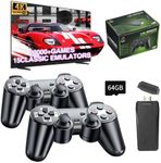 2024 Upgraded Retro Gaming Console,X2 Ultra Stick Game 4K, Wireless Retro Game Stick Built-in 23 Emulators, Retro Drive 20,400+ Games,Consola de Videojuegos,4K HDMI Output,2.4GHz Wireless Controllers