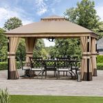 Covered Outdoor Patio Gazebo 11'x13