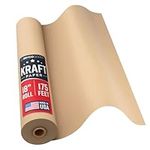 Bryco Goods Jumbo Kraft Paper Roll - 18" x 2100" - Craft Paper for Packing - Made in USA - Suitable for Postal - Shipping - Parcel - Wall Art - Bulletin Boards - Floor Covering - Table Runner