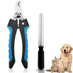 Dog & Cat Pets Nail Clippers and Trimmers Professional Pet Nail Clipper Grooming Tool for Thick Nails Easy-to-Cut Pets Nail Cutter with Free Nail File for Large and Small Animals