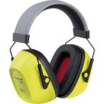 Howard Leight RWT9025 Over the head Hi-Visibility, Adjustable, Earmuff, Ideal for Cycling, Shooting, Construction