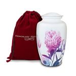 Honorary Memorials Urn - Urns for Human Ashes Adult - Eternal Bloom Flower Urn - Memorial Urns for Human Ashes - Decorative Urns - Cremation Urn for Adult Ashes - Urn for Female, Mom, Women