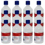 500ml Blue Lion Sterile Saline Eye Wash Cleaning Cleansing Solution Bottle - (12 Bottles x 500ml)