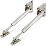 Douper 100N/22lb Gas Spring Soft Close Hinges, Slow Down Lid Stay Slowly Open Drop Door Flap for Kitchen Cabinet Cupboard Desk, Pack of 2