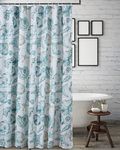 Barefoot Bungalow Cruz Coastal Shower Curtain, 72" x 72", Multicolor