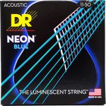 DR String NBA-11 Neon Blue String Set Acoustic