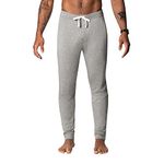 Saxx Underwear Men’s Snooze Lounge Pants - Men’s Lounge Wear Pants – Ankle Length PJ Pants – Men’s Sleep and Lounge Wear, Dark Grey Heather, X-Large