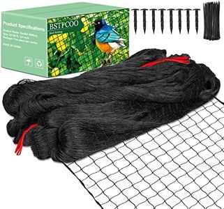 BSTPCOO Bird Net 25'x50' Bird Netting for Chicken Coop Roof, Nylon 3/4" Mesh Netting Poultry Netting Garden Netting for Fruits Trees Plant, Aviary Netting Deer Fence Trellis Netting