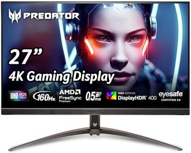 Acer XB273K V3bmiiprx 27" UHD (3840 x 2160) Widescreen Agile-Splendor IPS Gaming Display | AMD FreeSync Premium | 1ms (G to G) | 160Hz Refresh | 2 Speakers | HDMI Cable Incl.