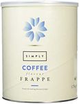 Simply Coffee Frappe Powder, Nut Free & Gluten Free Frappe Powder for Iced Drinks and Iced Coffee (1.75 Kg)