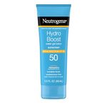 Neutrogena Hydro Boost Water Gel Non-Greasy Moisturizing Sunscreen For All Skin Types Lotion With Broad Spectrum Spf 50, Water-Resistant, 3 Fl Oz, Pack Of 1