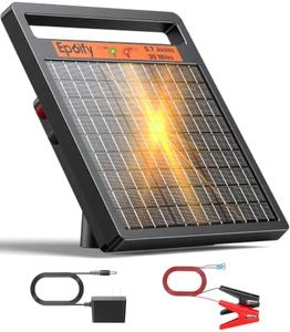 Epoify Solar Electric Fence Charger 0.7J for Poultry Livestock, 30 Mile