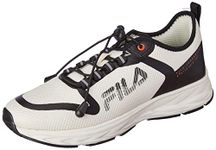 Fila Mens Timekeeper WHT SND/BLK/Man ORG Running Shoes 11010552 8