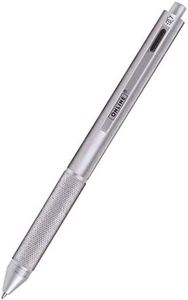Online Multipen 4-in-1 | ballpoint pen & pencil | multifunctional metal pen | 3 pen points in blue, black, and red, mechanical pencil lead | incl. rubber, color rosegold