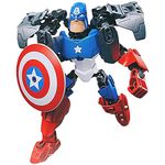 SUPER TOY Super Hero Action Figure Building Block Toy for Kids 7-14 Years 3D Assemble Captian American Bricks Educational Toy for Boys Girls Birthday Gift