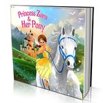 Personalized Story Book by Dinkleboo - "The Princess and Her Pony" - for kids Aged 0 to 8 Years Old - A Story About Your Daughter’s Adventure with Her Pony