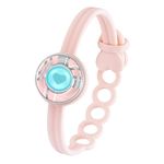 totwoo Candy Collection-Long Distance Touch Single Bracelet-Colorful Band Bracelet, Vibration & Light up for Love Couples Bracelet | Long Distance Relationship Gifts for Girlfriend Bluetooth Pairing Jewelry- Stay Connected Anytime, Anywhere