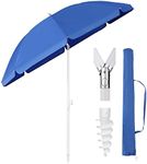 Sekey 1.6m Beach Umbrella with Grou