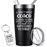 DOEARTE Hockey Coach Gifts - Coach Gifts for Men - A Truly Great Coach is Hard to Find - Volleyball, Soccer, Football, Swim, Basketball Coach Gifts - Coach Tumbler 20oz