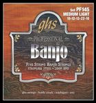 GHS BANJO - Stainless Steel String Set - 5-String- 5-String - PF145 - Medium Light