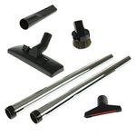 SPARES2GO Extension Pipe Rod and Floor Brush Tools Kit for Karcher WD3 WD3P Wet & Dry Vacuum Cleaners (35mm)