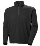 Helly Hansen Mens Daybreaker 1/2 Zip Fleece Jacket, L, Black