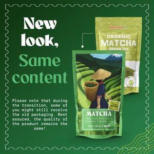 NaturaleBio Organic Matcha Powder 200g – Premium Japanese Green Tea